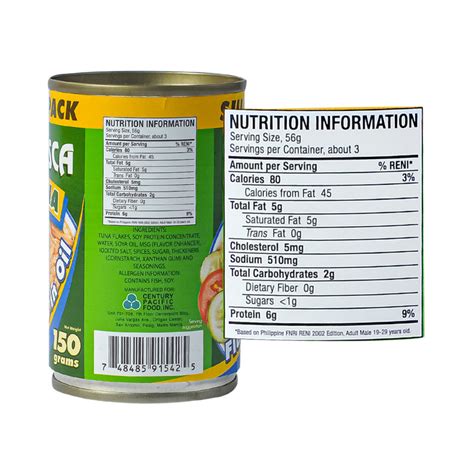 Calories in Fresca Tuna Flakes in Oil .